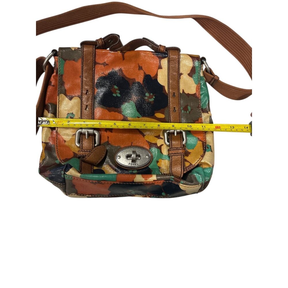 Fossil Floral Crossbody Purse | Key-Per Collection | Leather Trim - Picture 13 of 13
